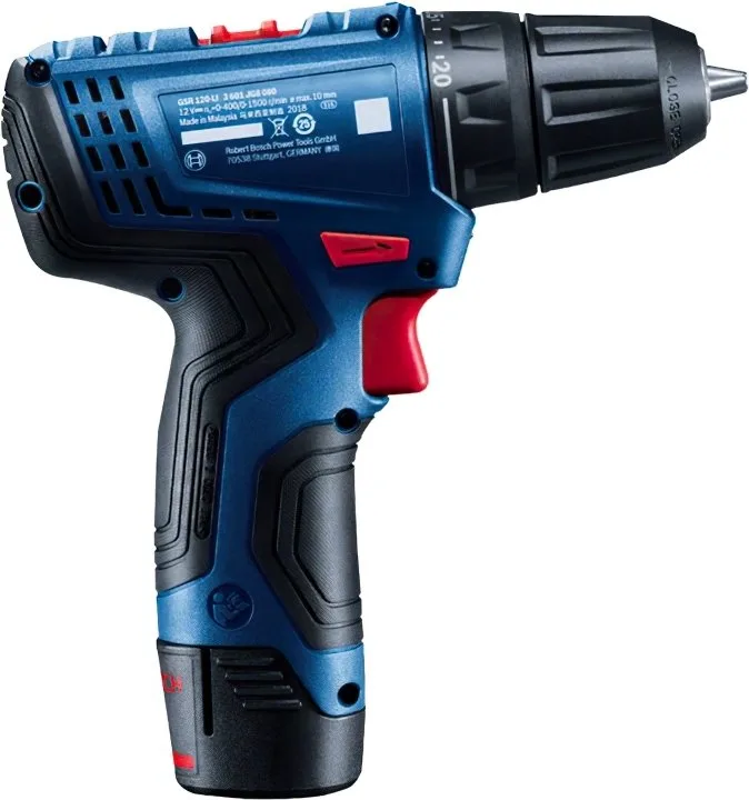 Акумуляторний дриль-шуруповерт Bosch 12 В Li-Ion 2 А·год 0,96 кг