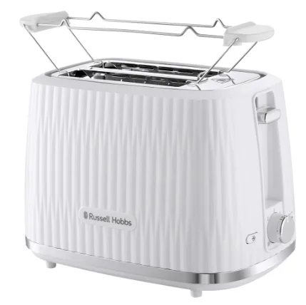 Тостер Russell Hobbs Білий 2 скибочки з 6 режимами обсмажування
