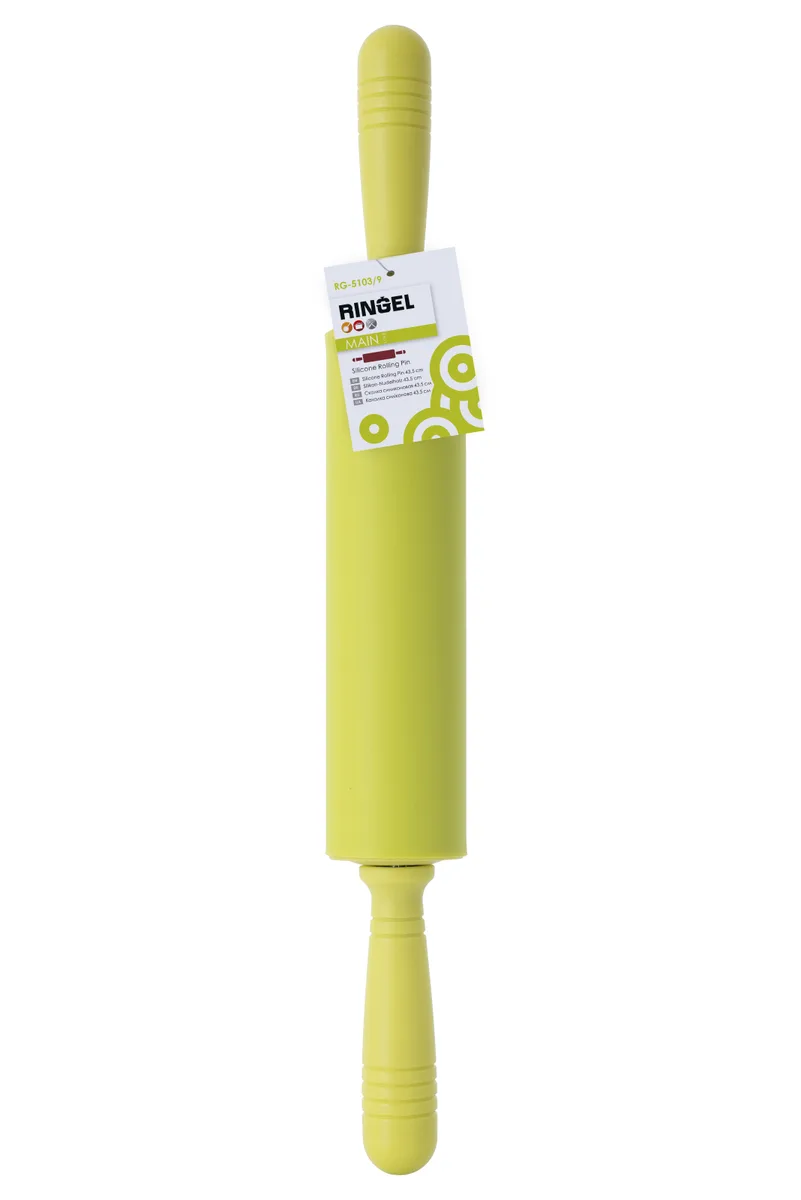 Скалка RINGEL пластиковая 43,5 см силиконовая