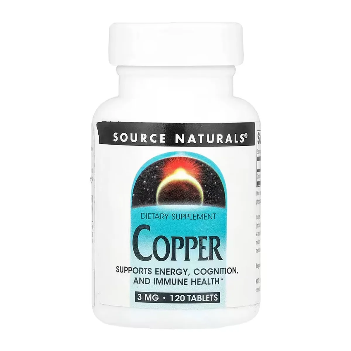 Мідь 3 мг Source Naturals 120 капсул