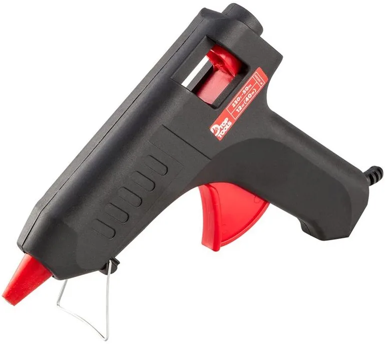 Клейовий пістолет Top Tools 40Вт з діаметром стрижнів 11мм, вагою 0.24кг та швидкістю подачі 8-12г/хв.