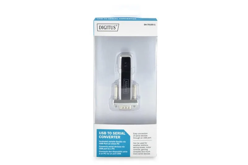 Адаптер DIGITUS USB 1.1 to RS232, чорний