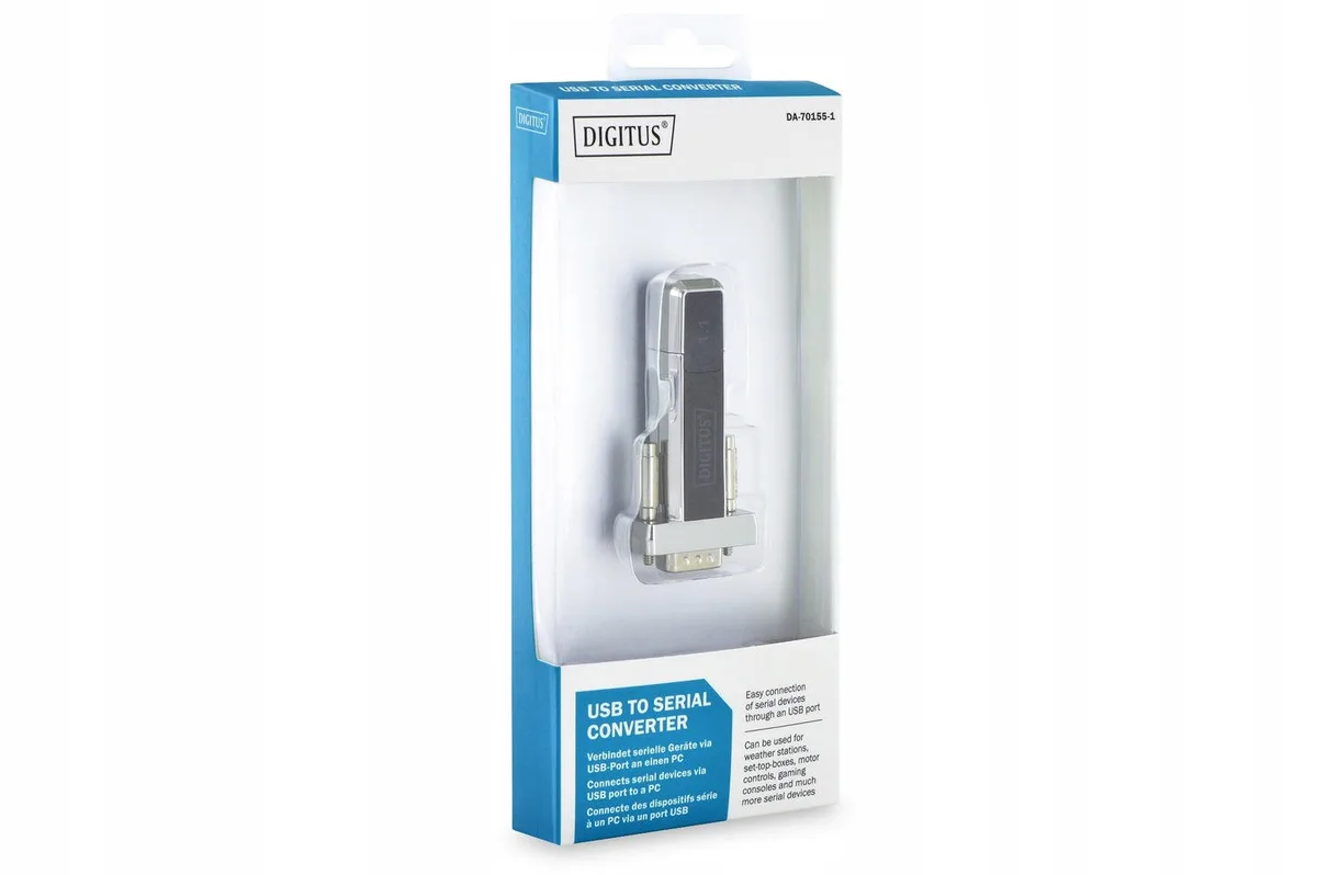 Адаптер DIGITUS USB 1.1 to RS232, чорний