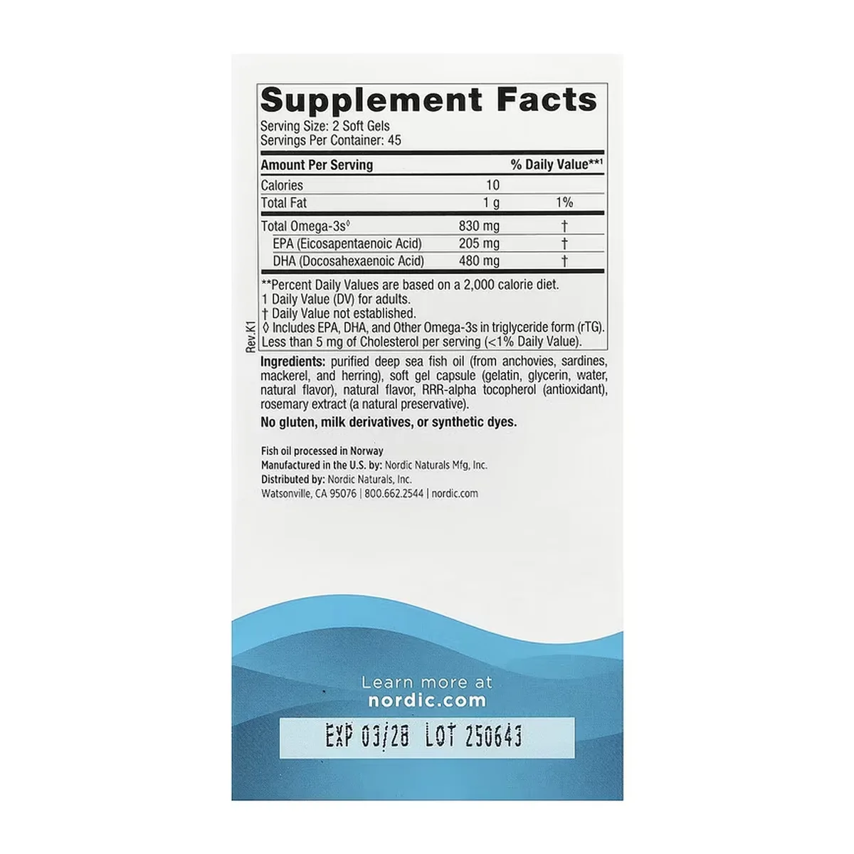Nordic Naturals DHA 90 мягких капсул рыбий жир 830 мг Омега-3 клубничный вкус