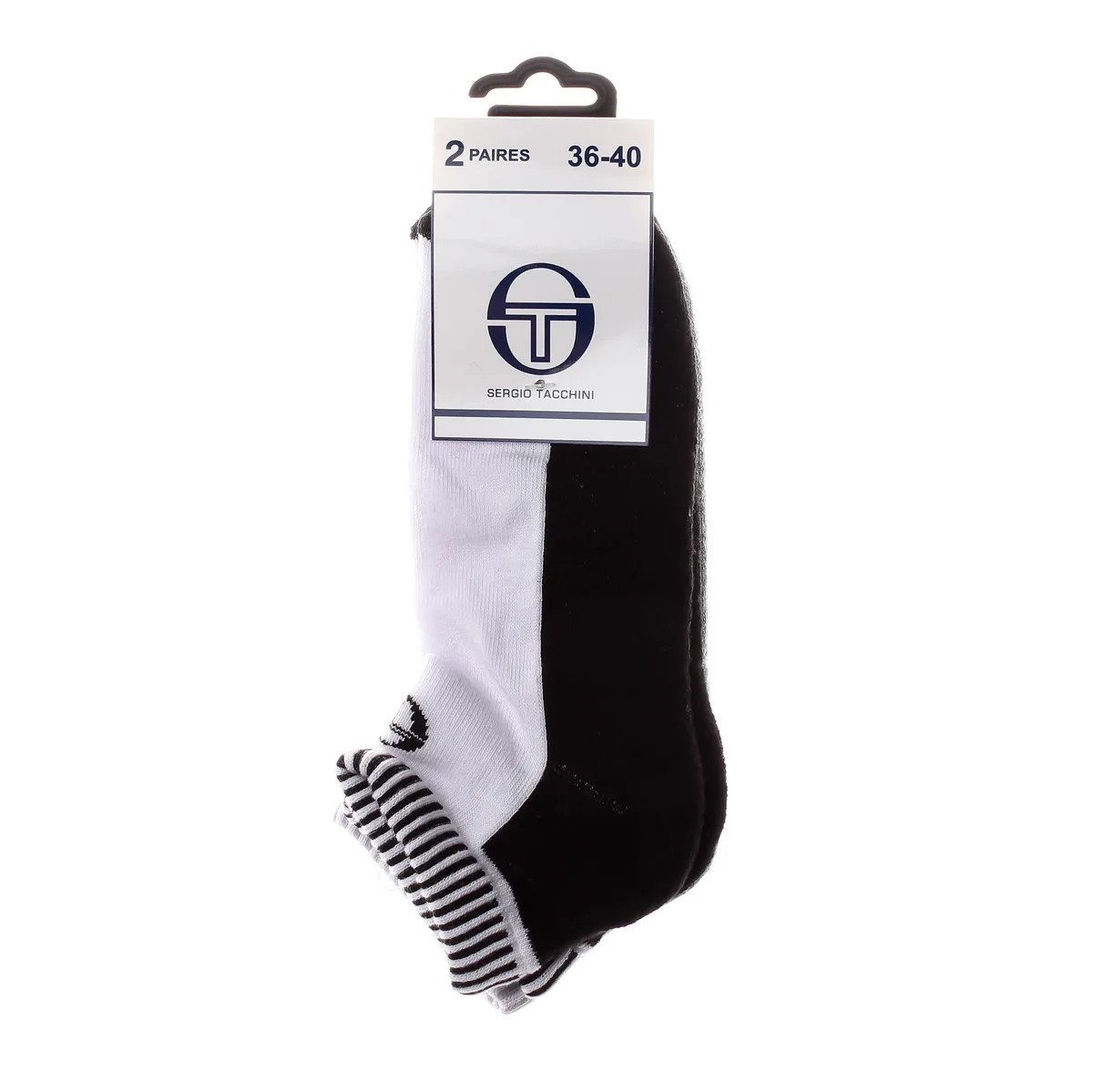 Шкарпетки Sergio Tacchini бавовна 36-40 чорний сірий 3-pack