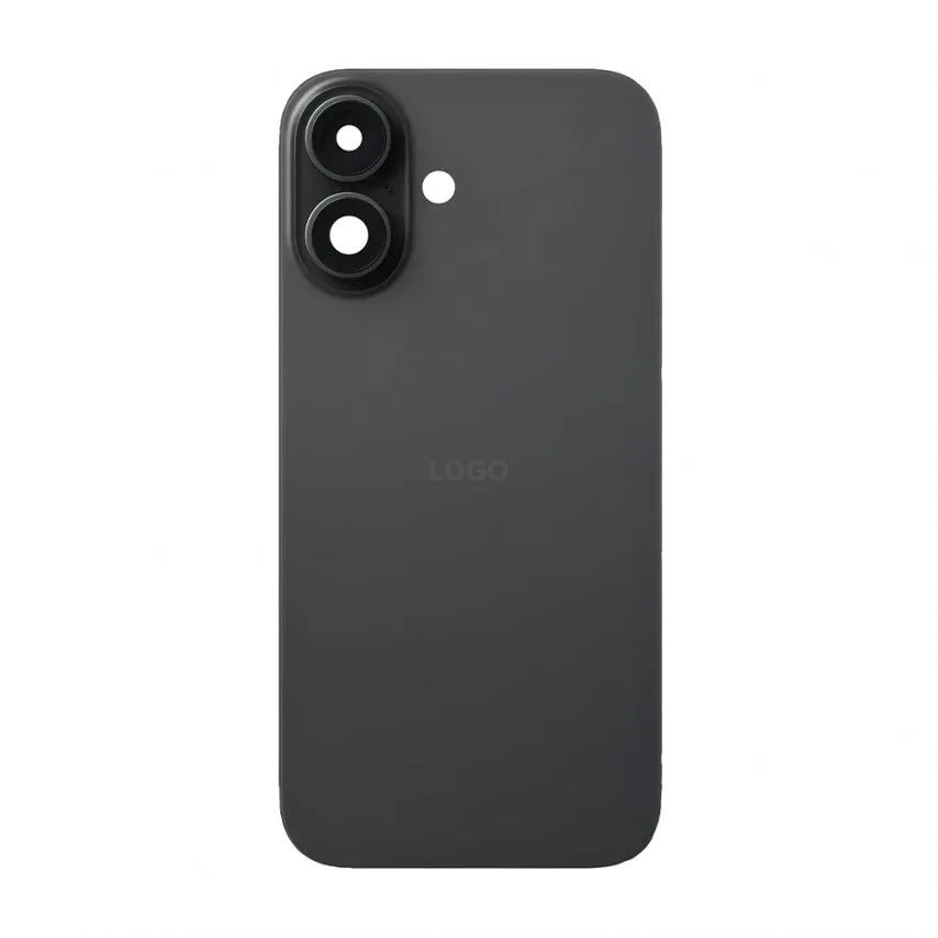 Задня кришка Apple Original Quality з рамкою і склом камери чорна