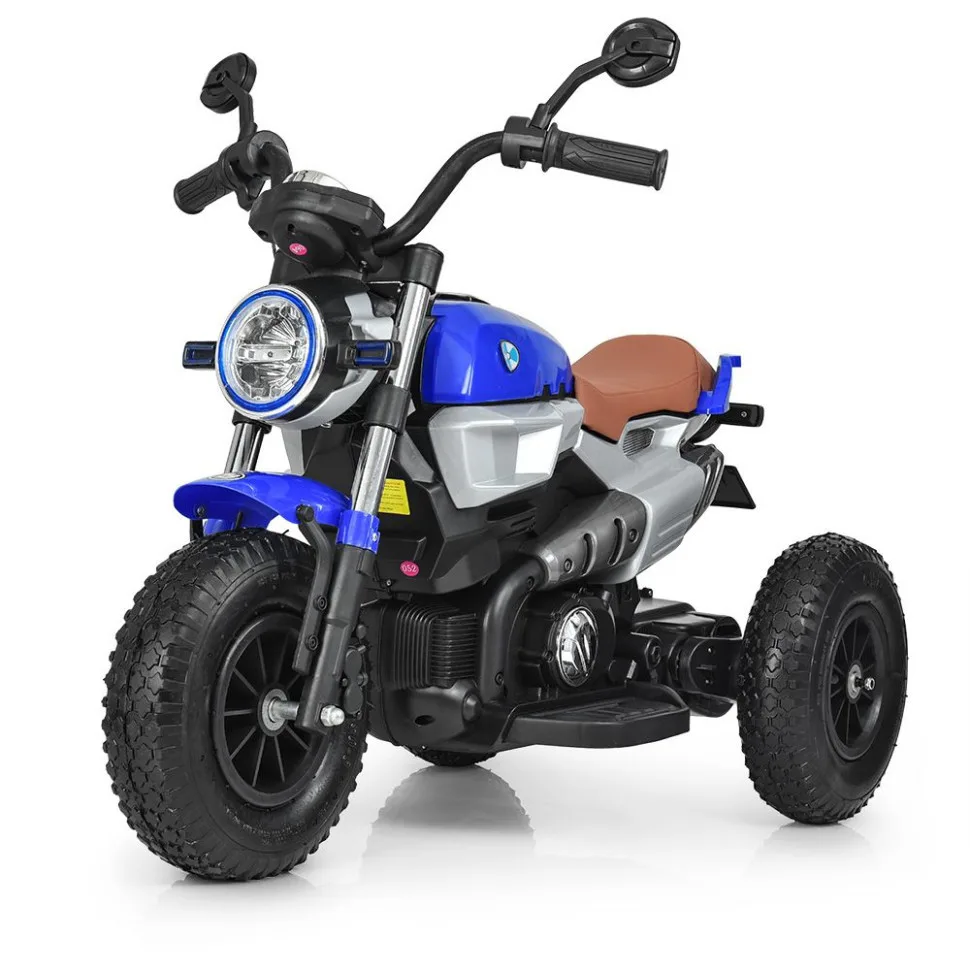 Дитячий електромобіль Bambi Racer шкіра до 60 кг коричневий 104 см