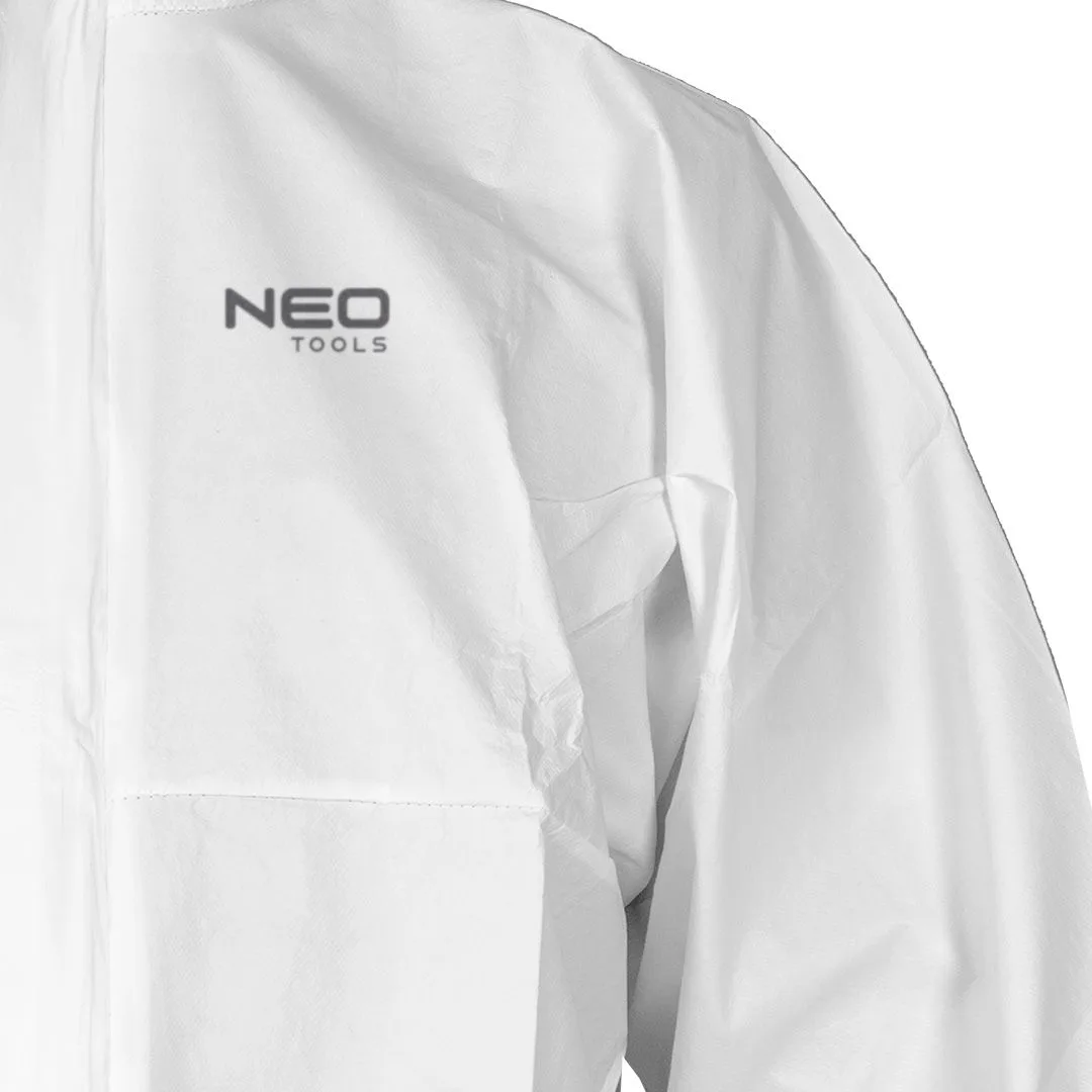 Захисний костюм Neo Tools, матеріал поліпропілен, щільність 65 г/м2, розмір XXXL, білий.
