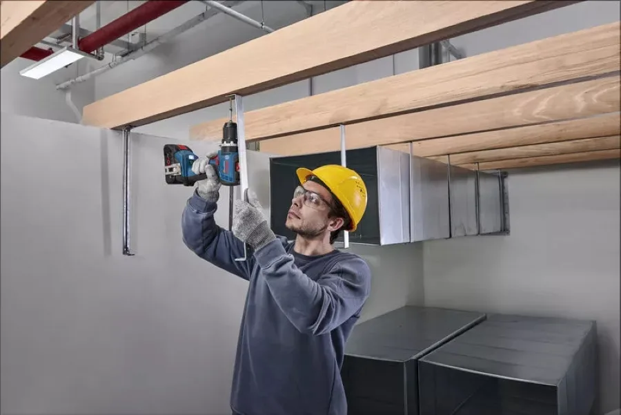 Акумуляторний ударний шурупокрут-дриль Bosch Professional GSB 18V-65, 18В, 2x5А·год, 31·65Нм, 0-2100об/хв, зарядний пристрій GAL18