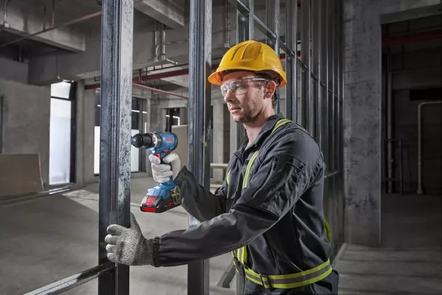 Акумуляторний ударний шурупокрут-дриль Bosch Professional GSB 18V-65, 18В, 2x5А·год, 31·65Нм, 0-2100об/хв, зарядний пристрій GAL18