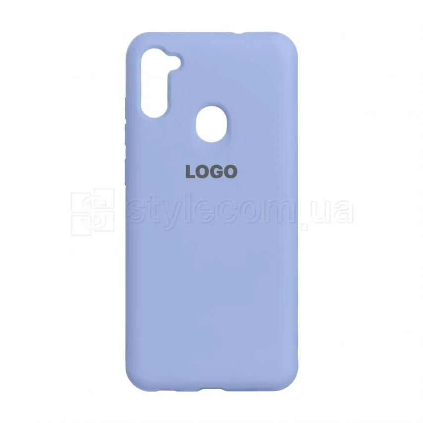 Чохол Silicone для Samsung силіконовий блакитний