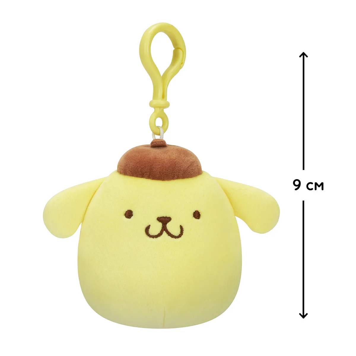 М'яка іграшка на кліпсі Squishmallows поліестер 9 см золотистий