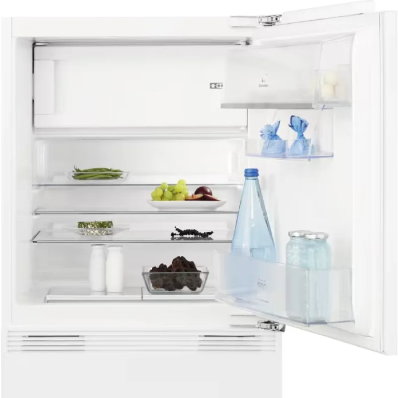 Вбудований холодильник Electrolux з верхнім морозильником, 82x60x55 см, об'єм холодильної камери 93 л, морозильної камери 16 л, 1