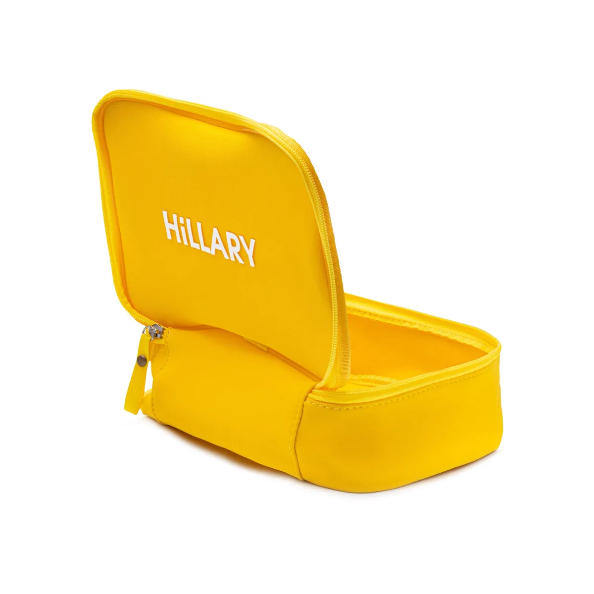 Косметичка желтая Hillary Sunny Delight для косметики, органайзер для путешествий и хранения косметических средств.
