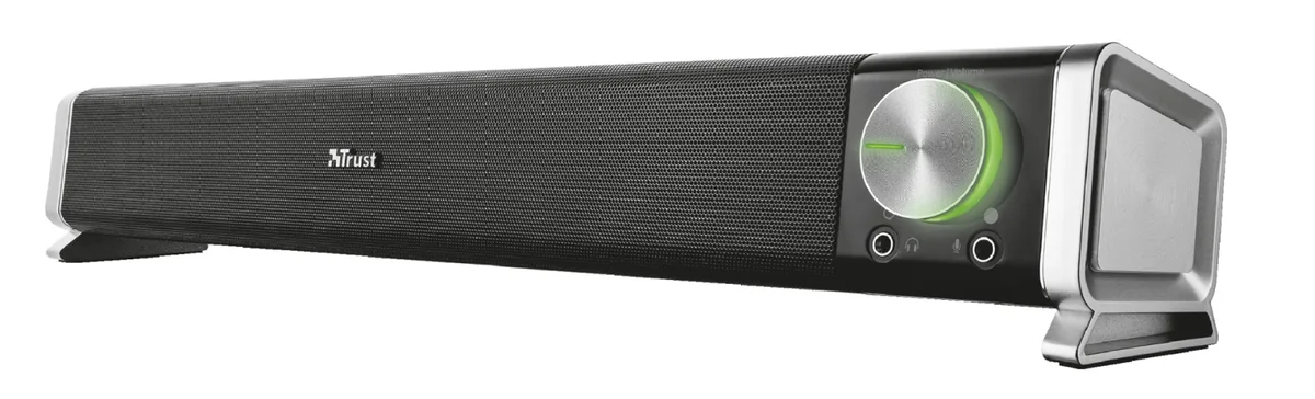 Акустическая система Trust Asto Саундбар, USB/AUX, черный