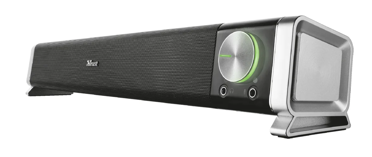 Акустическая система Trust Asto Саундбар, USB/AUX, черный