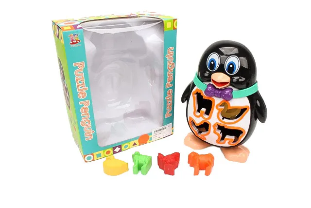 Логіка-сортер BK Toys пластиковий 20х20х30 см кольоровий з фігурками звіряток