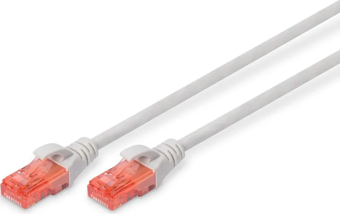 Патч-корд DIGITUS CAT 6 UTP, 25м, AWG 26/7, Cu, LSZH, сірий