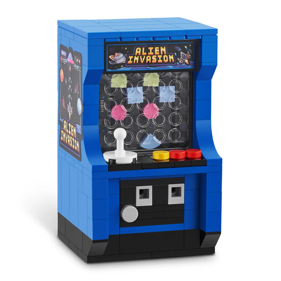 Конструктор в капсулі MAX 162 деталей для зборки аркадного автомата Retro кольоровий