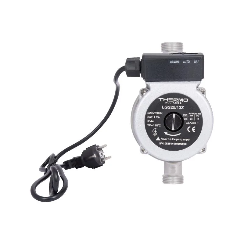 Циркуляційний насос Thermo Alliance LGS25-13Z 260 Вт латунний 120х160х200 мм