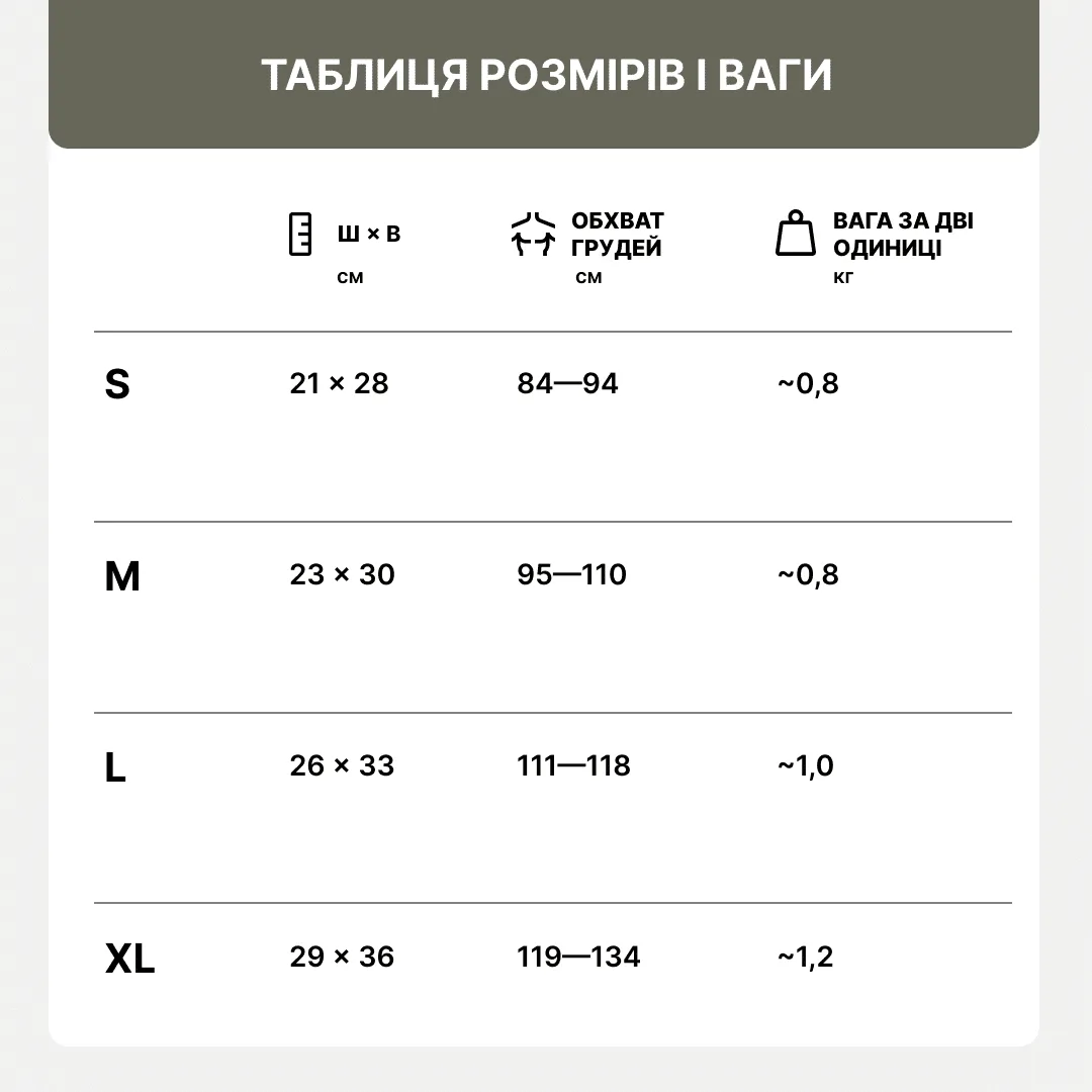 М'який балістичний захист під плити PCSAI, ДСТУ 2, розмір L
