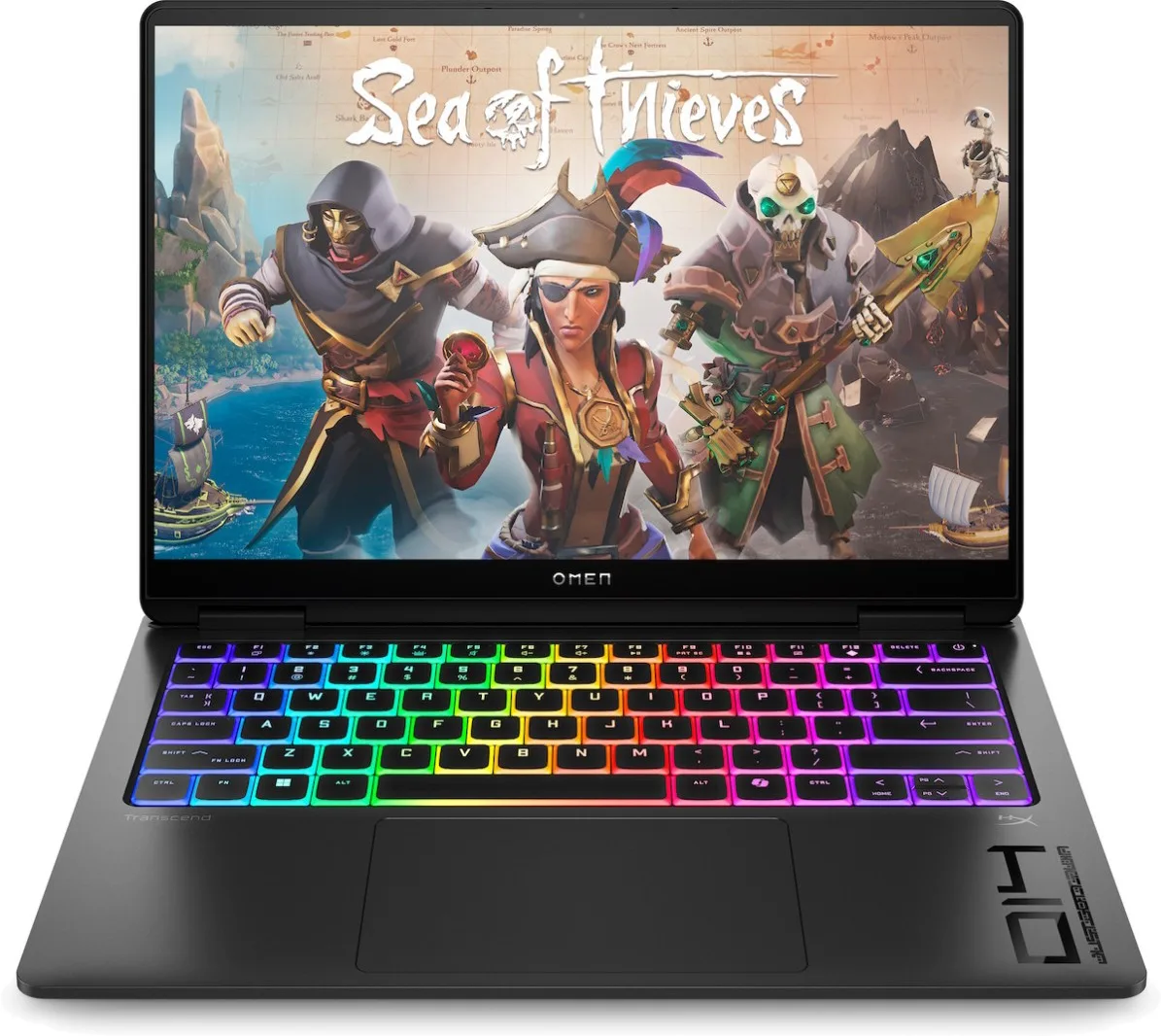 Ноутбук HP OMEN Transcend 14-fb1015ua 14" 3K OLED, Intel U7-255H, 32GB, F2TB, NVD5060-8, DOS, черный