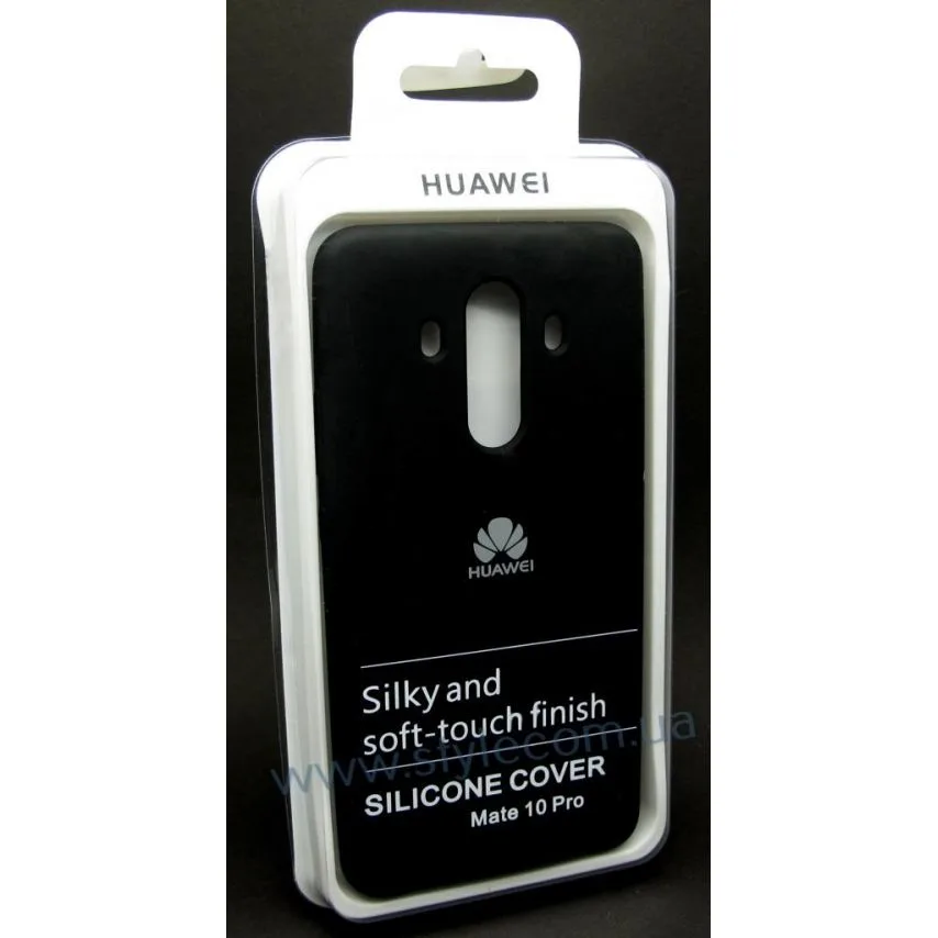 Чохол Silicone для смартфонів Huawei чорний