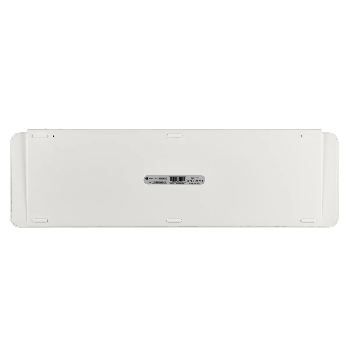 Клавіатура мембрана Keychron B6 Pro, USB/WL/BT, ivory white