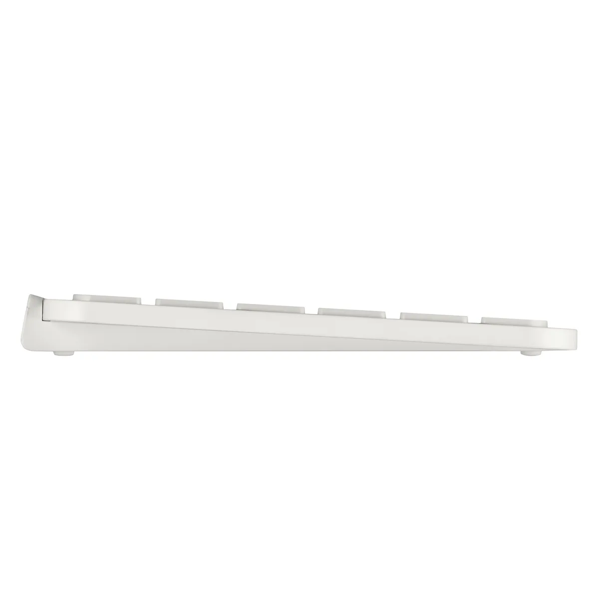 Клавіатура мембрана Keychron B6 Pro, USB/WL/BT, ivory white