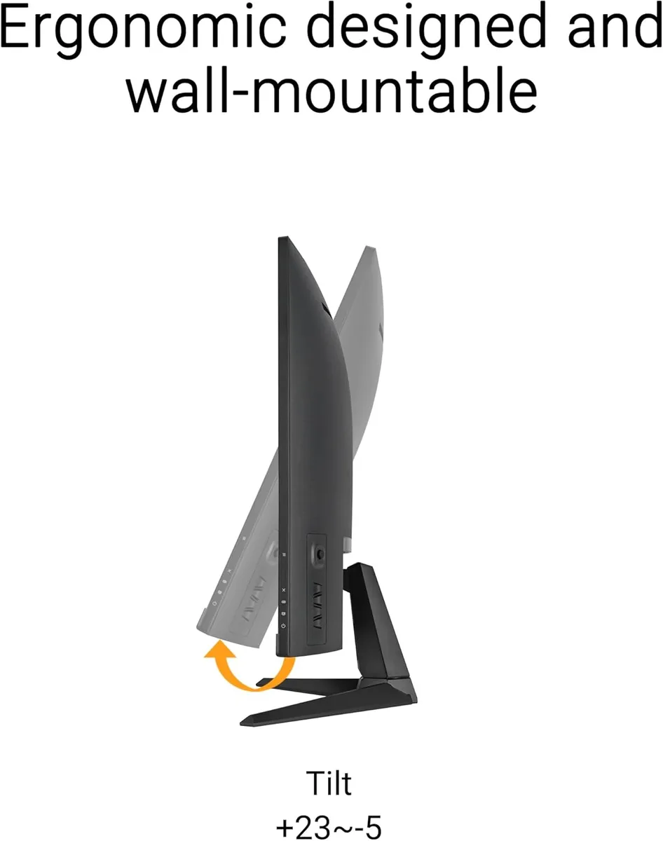 Монитор Asus 31.5" TUF Gaming VG32WQ3B 2xHDMI, DP, MM, VA, 2560x1440, 180Hz, 0.5ms, sRGB 120%, изогнутый, AdaptiveSync, HDR10.