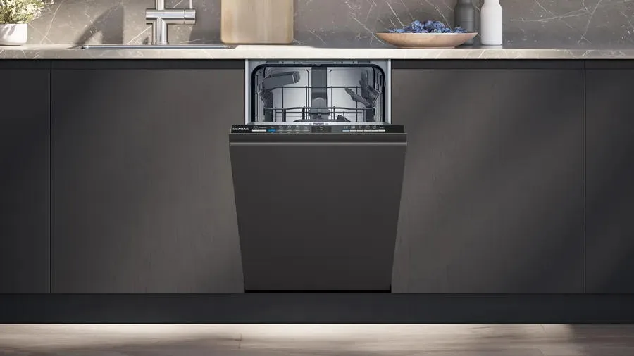 Встраиваемая посудомоечная машина Siemens, 10 комплектов, класс энергопотребления A+, 45 см, с дисплеем, белая