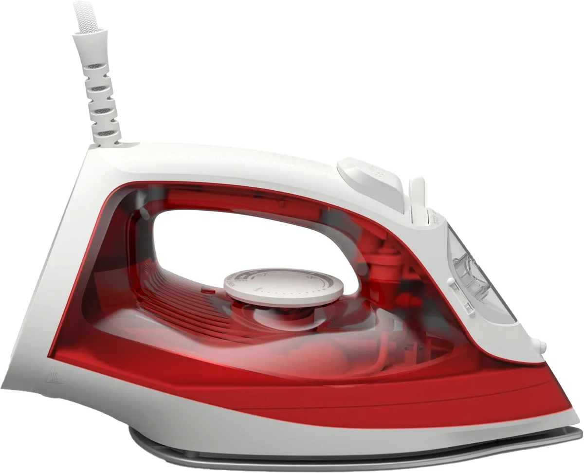 Праска PHILIPS Series 2000, 2000Вт, 250мл, паровий удар до 100гр, керамічна підошва, червоного кольору.