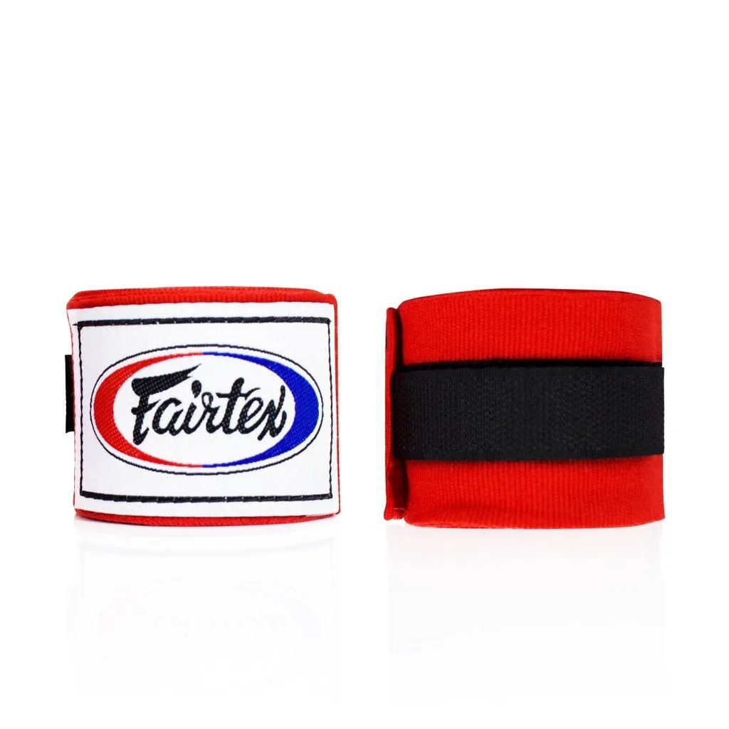 Боксерські бинти Fairtex бавовна 4,5 м червоні