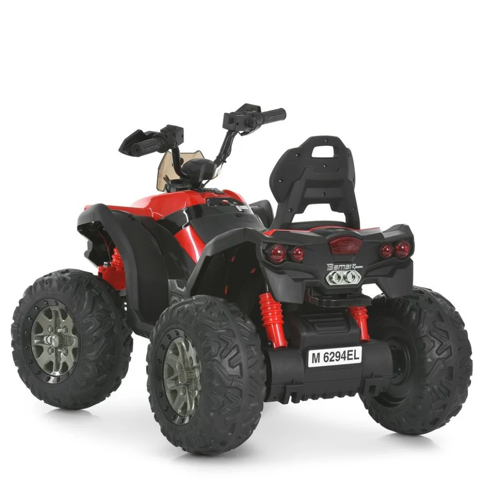Дитячий квадроцикл Bambi Racer пластик до 30 кг 116х76х79 см Червоний