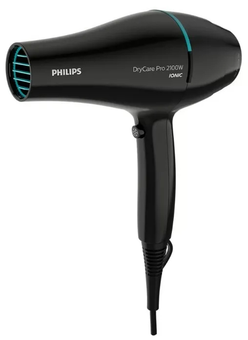 Фен Philips 2100 Вт чорний зелений з концентраторами і іонізацією