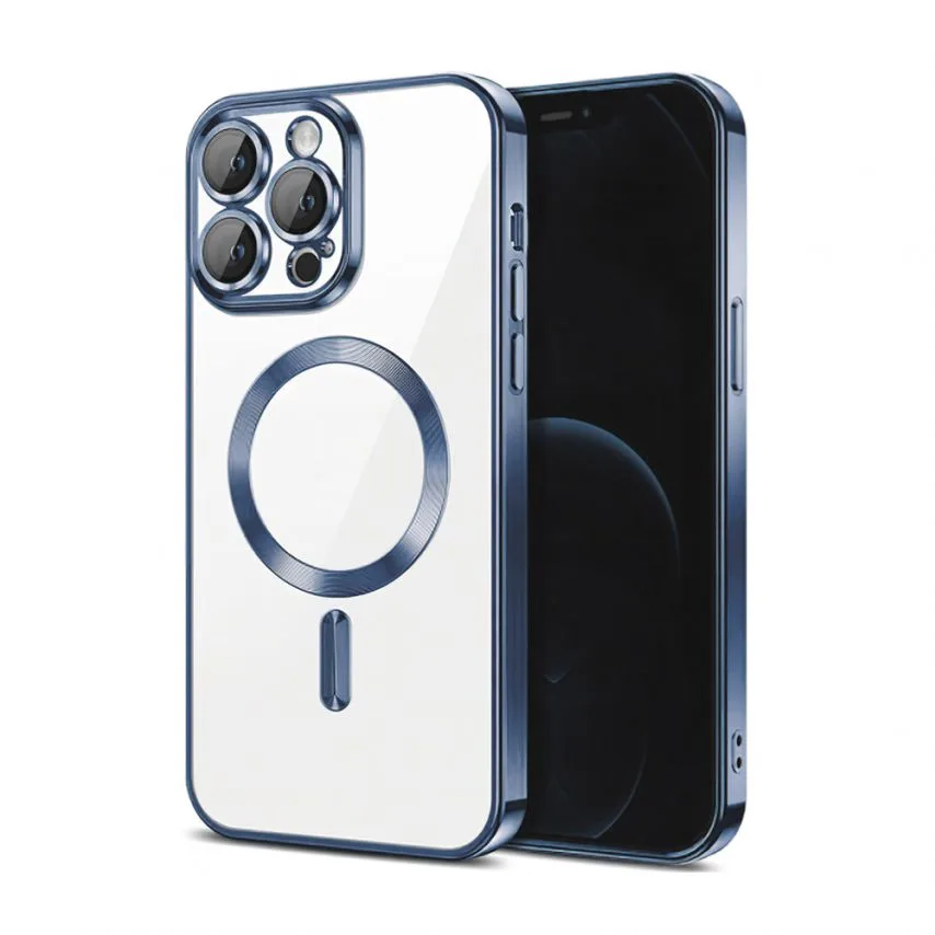 Чохол MagSafe для iPhone 17 Pro матовий силіконовий  dark blue