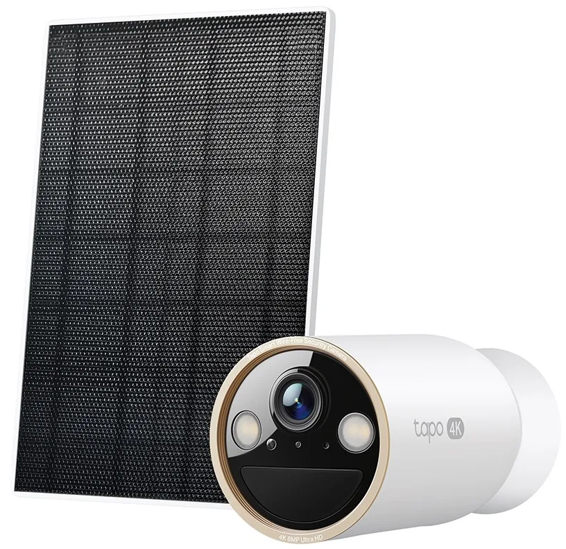 Комплект умной беспроводной камеры TP-LINK TAPO C460 KIT 8MP и солнечной панели.