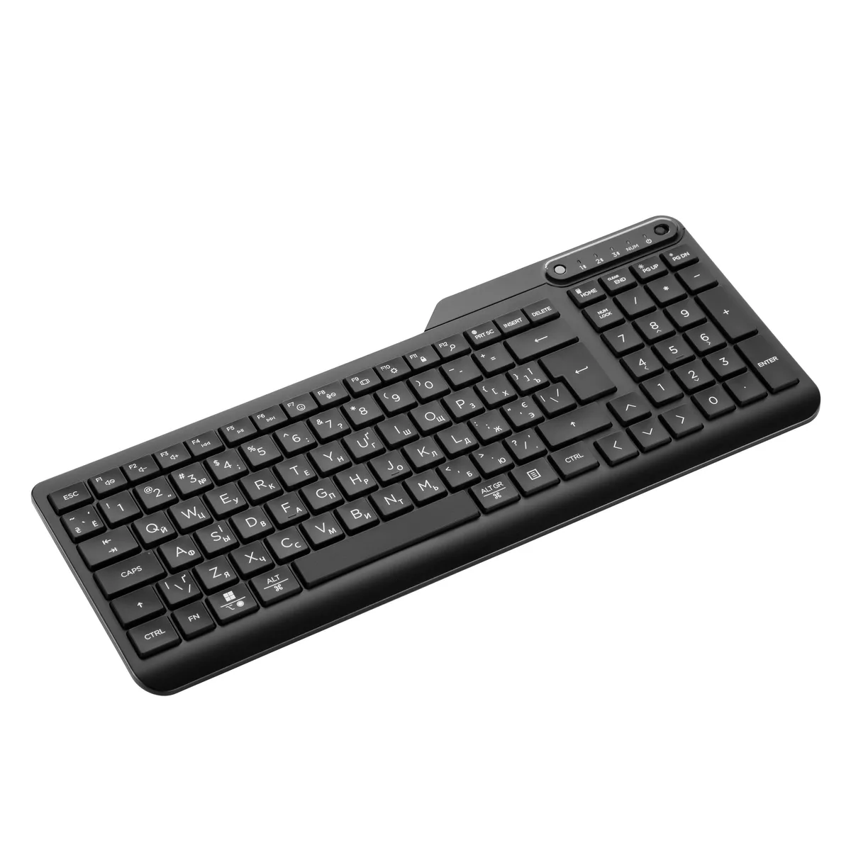 Клавіатура бездротова HP мембранна чорна Slim Bluetooth 2 батарейки AAA