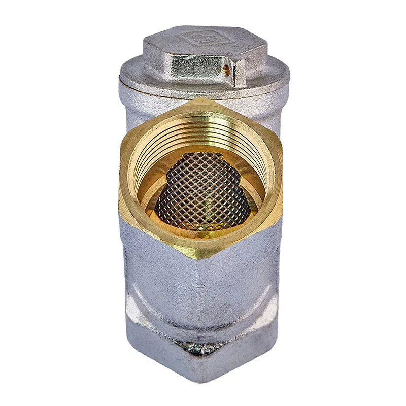 Фильтр грубой очистки Europroduct латунь 3/4" никелированный стальной