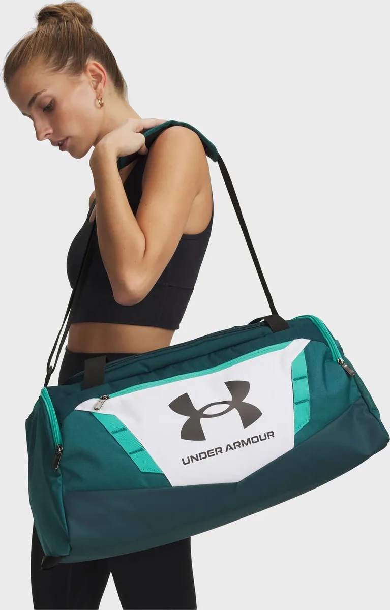 Сумка Under Armour поліестер 40L зелений білий 55х25,5х27 см