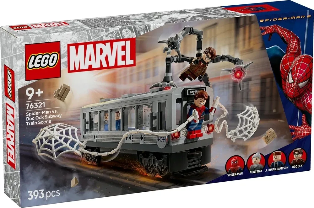 Конструктор LEGO Marvel Людина-Павук 9 років Пластик Червоний