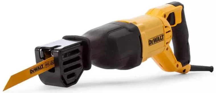 Шабельна пила DeWalt 1100 Вт, глибина пропилу 280 мм, 0-2800 ходів/хв, 29 мм, в комплекті кейс, вага 3.5 кг.