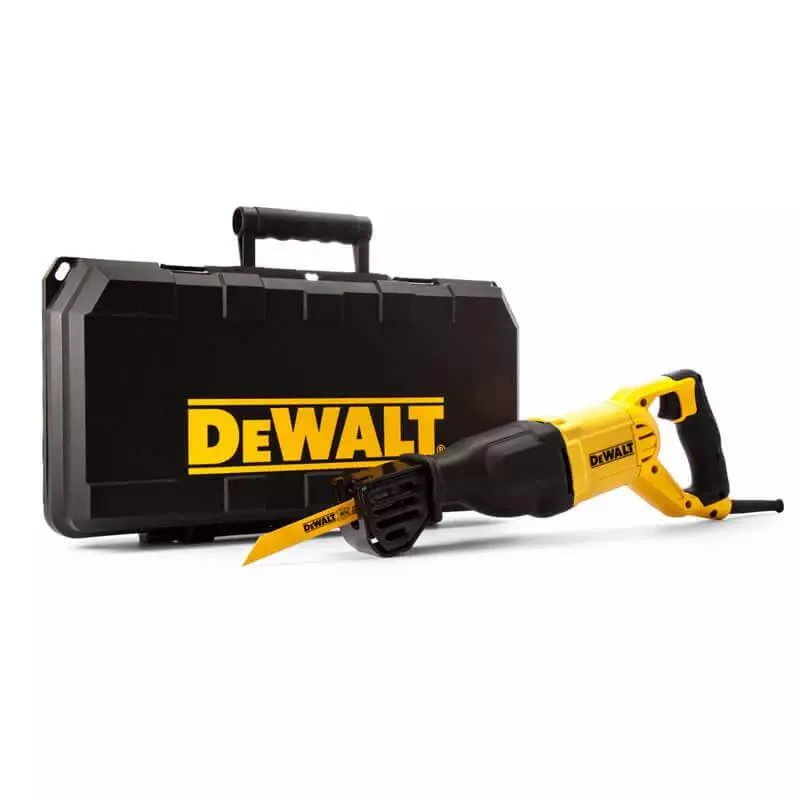 Шабельна пила DeWalt 1100 Вт, глибина пропилу 280 мм, 0-2800 ходів/хв, 29 мм, в комплекті кейс, вага 3.5 кг.