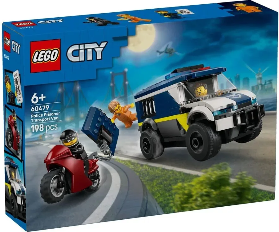 Конструктор LEGO City Поліцейський фургон для перевезення в'язнів