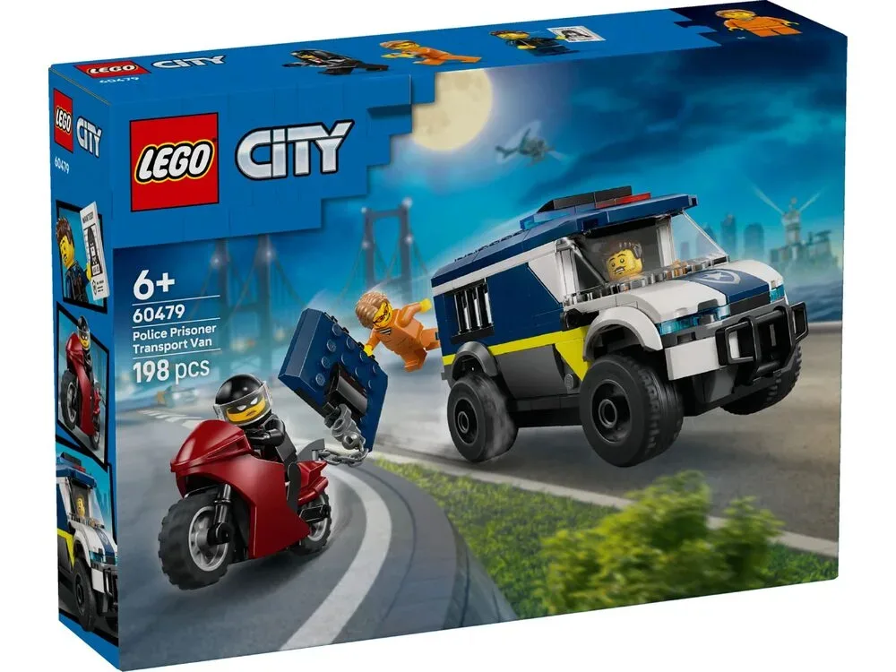 Конструктор LEGO City Поліцейський фургон для перевезення в'язнів