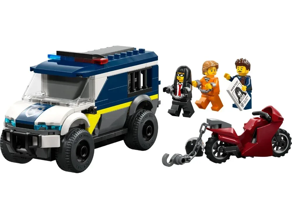 Конструктор LEGO City Поліцейський фургон для перевезення в'язнів