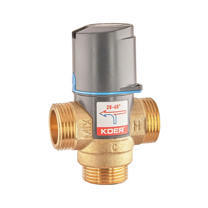 Клапан змішувальний 1 дюйм KR.1268 латунь CW617N 20-60°C