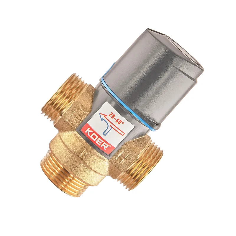 Клапан змішувальний 1 дюйм KR.1268 латунь CW617N 20-60°C