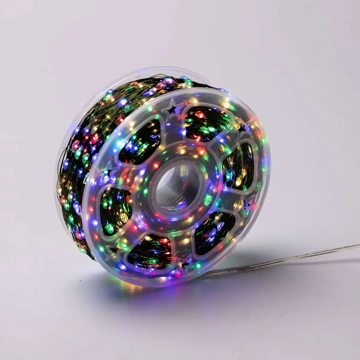 Гірлянда світлодіодна 2000 LED 200 м крапля різнокольорова зелений дріт