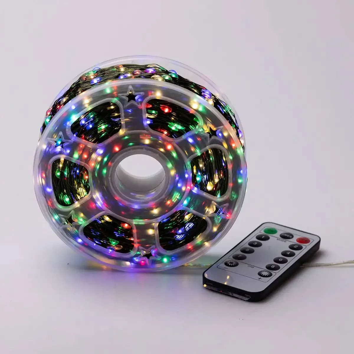 Гірлянда світлодіодна 2000 LED 200 м крапля різнокольорова зелений дріт